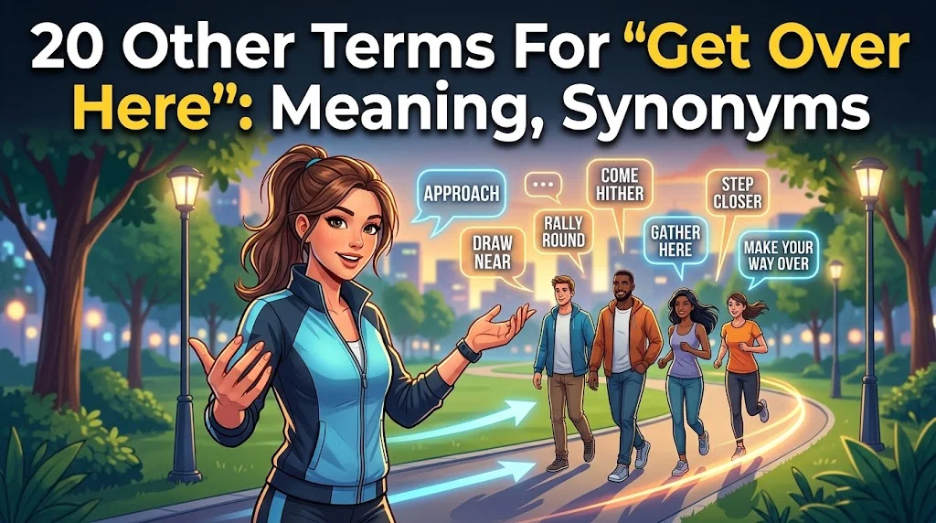 Other Terms For “Get Over Here”: Meaning, Synonyms