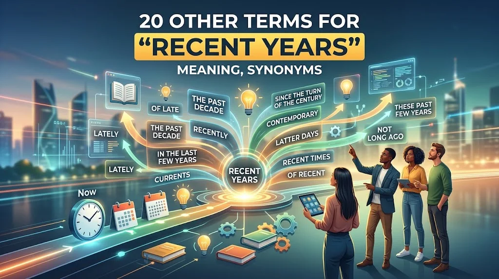 Other Terms For “Recent Years”: Meaning, Synonyms